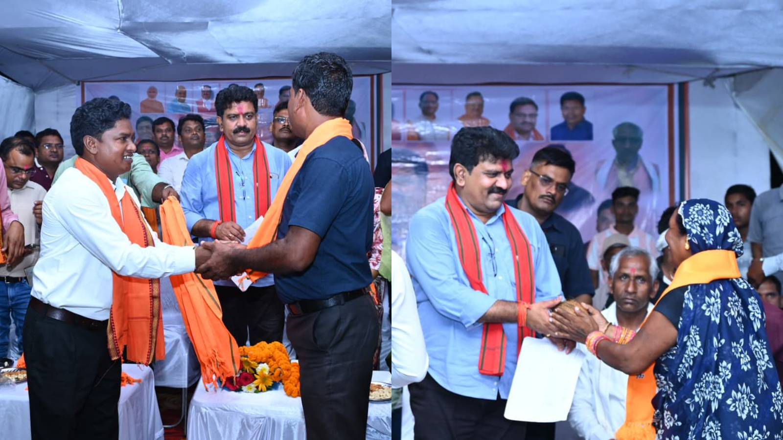 ग्राम प्रभाटोला के सरपंच सहित सैकड़ों ग्रामीण भाजपा में हुए शामिल