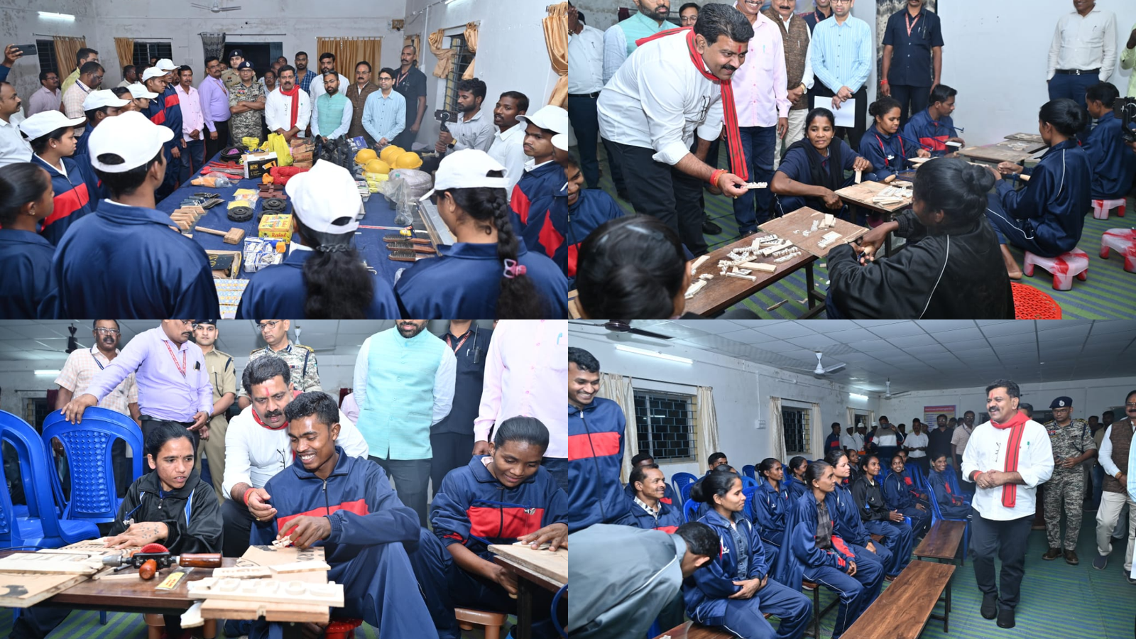 उपमुख्यमंत्री विजय शर्मा ने भानुप्रतापपुर के सुदूर वनांचल ग्राम मुल्ला स्थित पुनर्वास केंद्र का किया आकस्मिक निरीक्षण, पुनर्वासित युवाओं को बहुआयामी कौशल प्रशिक्षण से आजीविकामूलक कार्यों से जोड़ने के दिए निर्देश